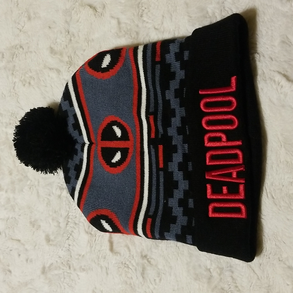 Deadpool Beanie Hat Skully NWOT